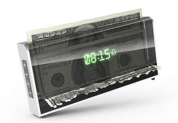 alarm clock, which shreds the money if you are not awake
