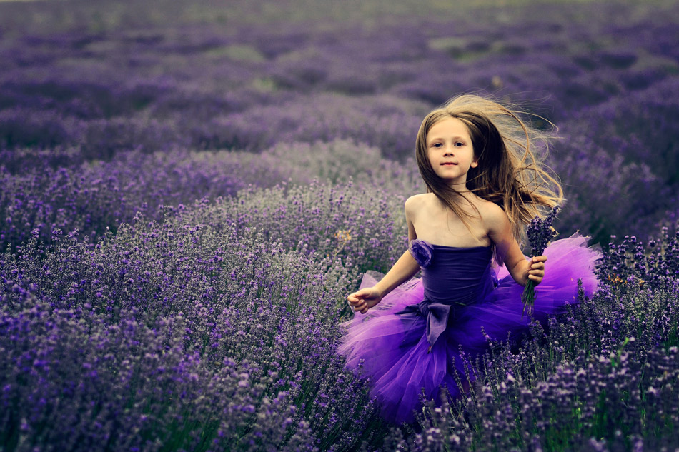 Lavender girl...