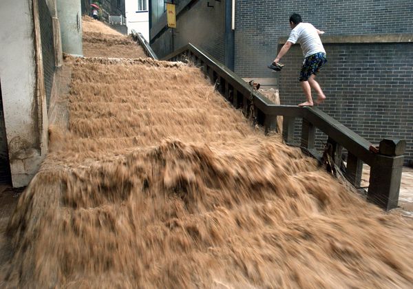 Flooding, China