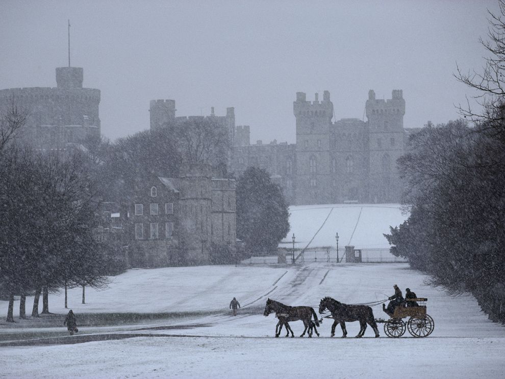 Windsor Castle in Snow
