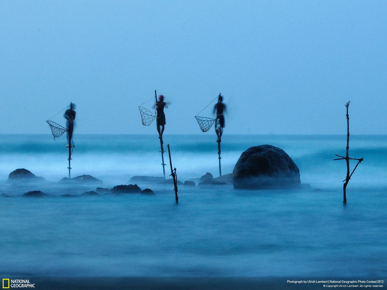 Stilt Fishing, Midigama, Sri Lanka